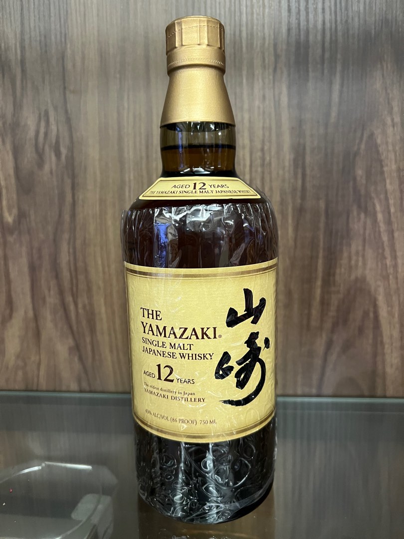 山崎12年舊版,無盒, 嘢食& 嘢飲, 飲料- Carousell