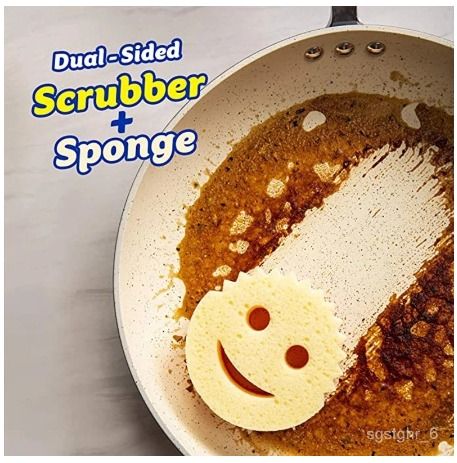 Smiley magic dish sponge