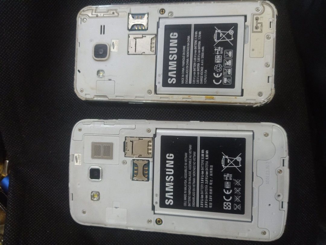 2 pcs defective samsung (Category: Samsung) located in Las Pinas. Submitted by the_recycle_shop (Listing ID 1211822213, Image 3). Description: issue defective selling as defective as is where is for parts Samsung grand 2 issues powers on but will not continue after the logo power button lubog na Samsung j2 cracked screen no touch screen buy at your own risk.