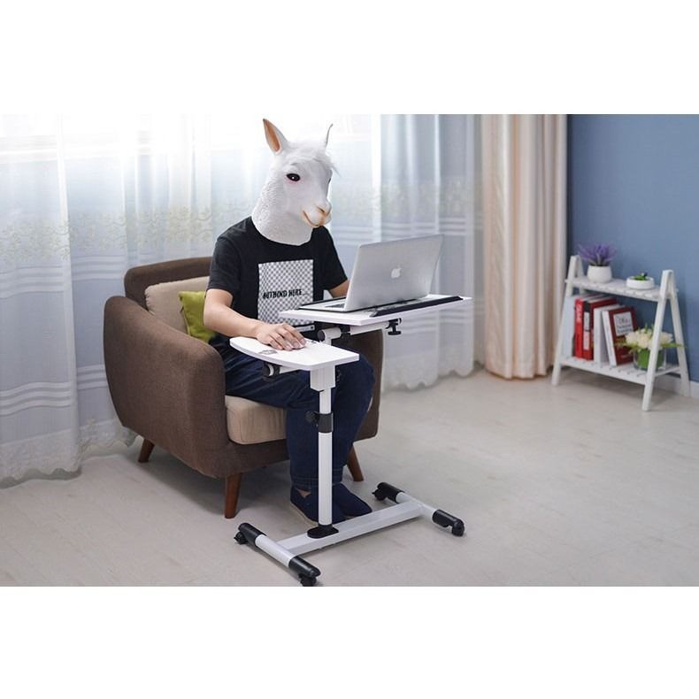 360 Rotating Side Movable Computer Laptop Table Desk Furniture