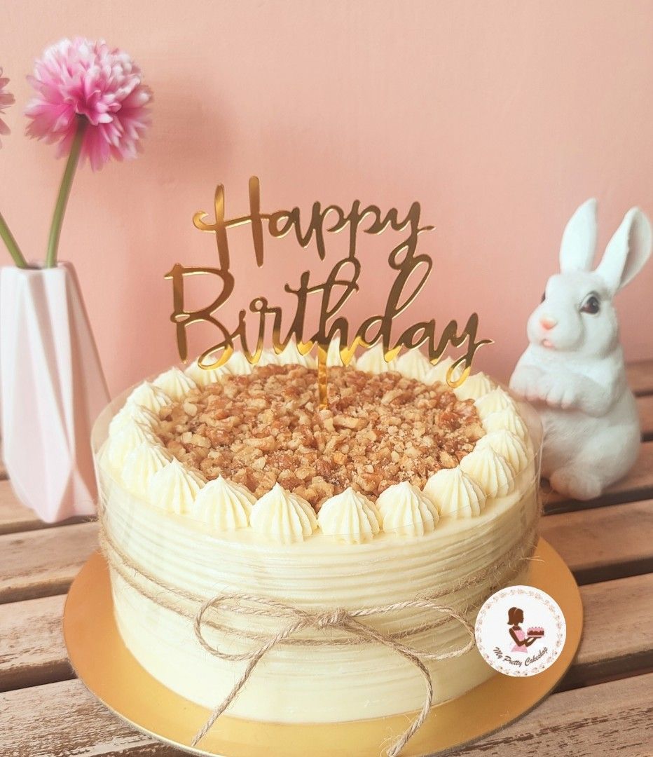 7 walnut carrot cake birthday anniversary any occasion food