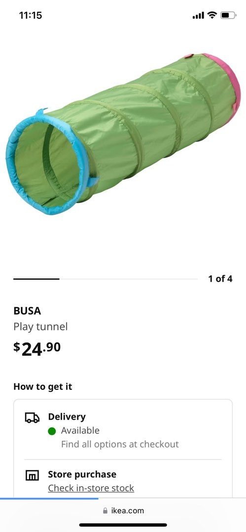 Ikea busa play tunnel new arrivals