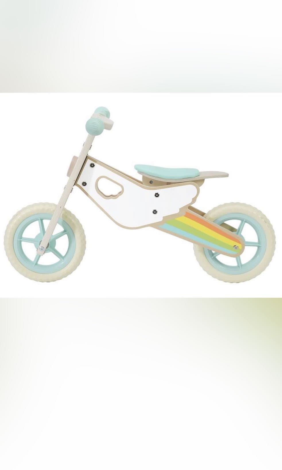 Rainbow balance bike hotsell