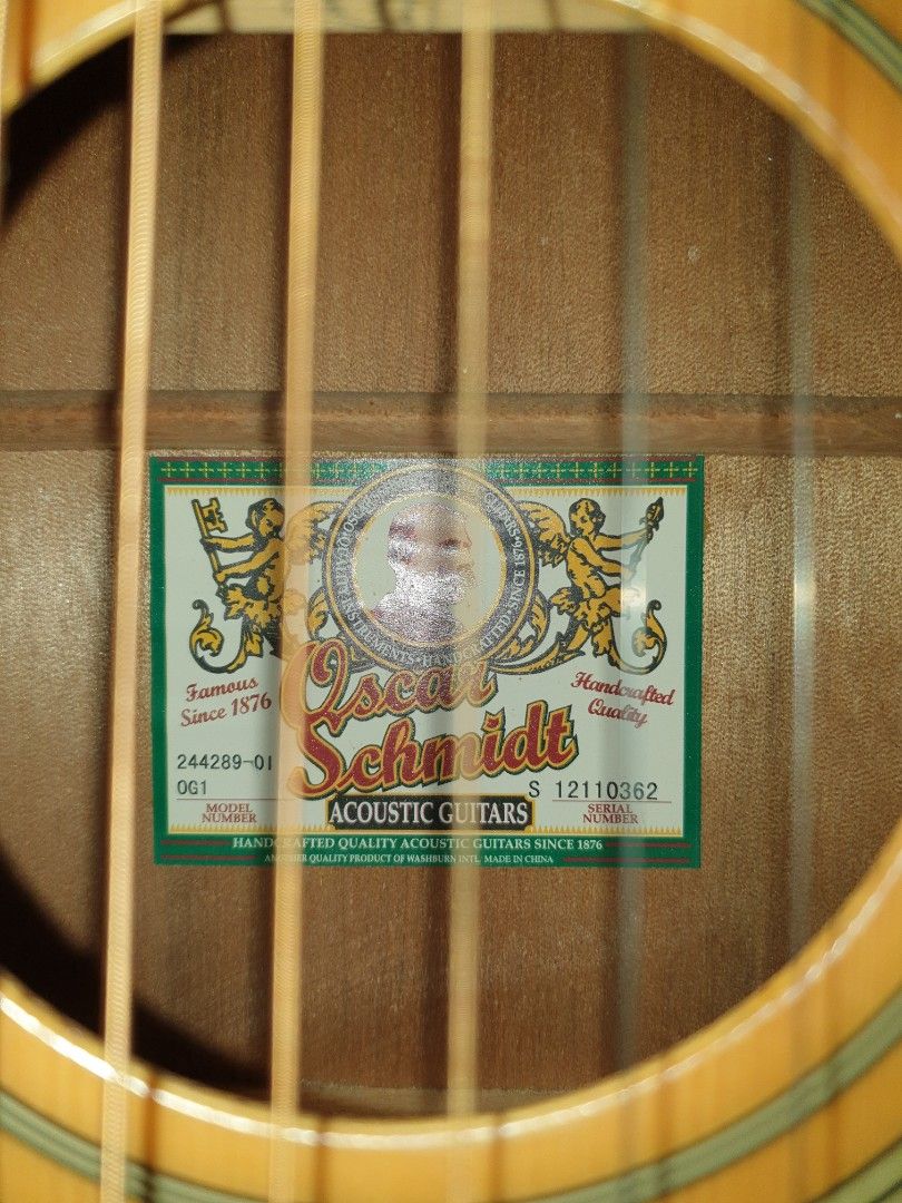 Oscar Schmidt Acoustic Guitar, Hobbies & Toys, Music & Media, Musical ...