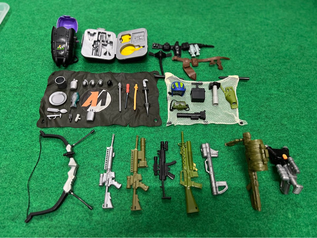 Action shop man accessories