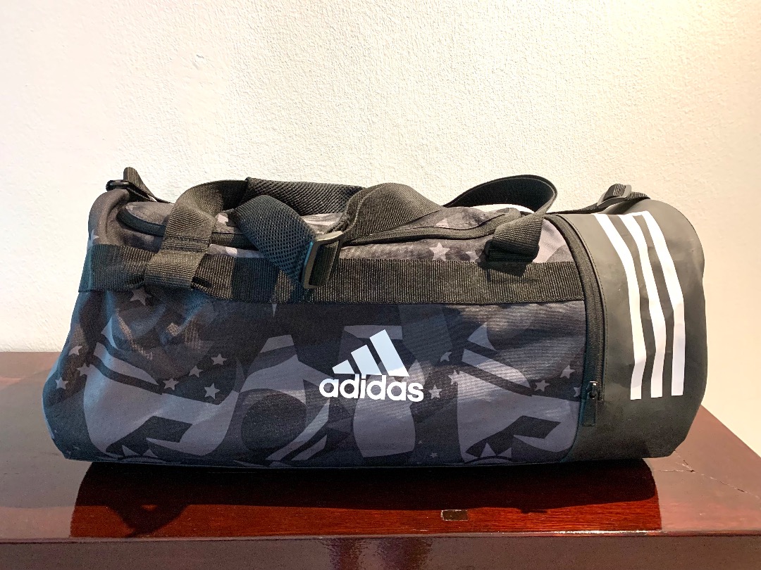 Adidas duffle bag / backpack with separate shoe/wet compartment, Men's