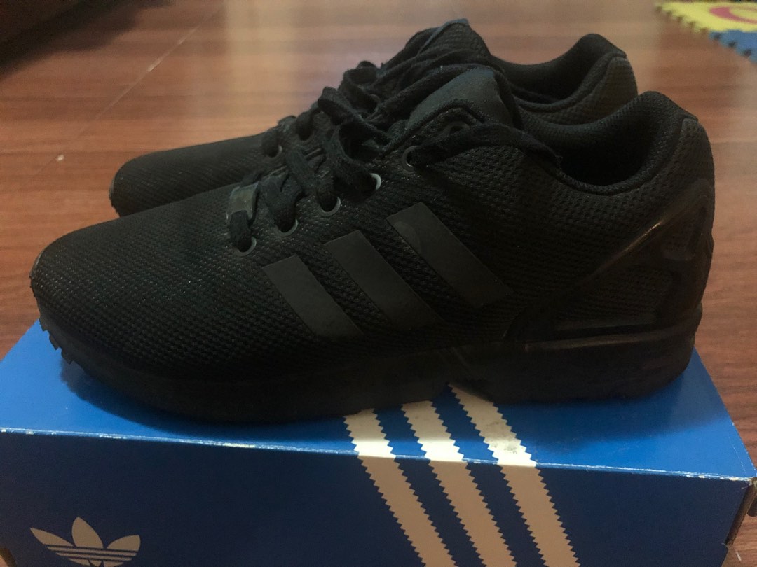 Adidas ZX All Black Size 9 US, Men's Fashion, Footwear, Sneakers on Carousell