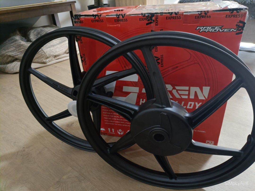 Aerox 17inch rims, Motorcycles, Motorcycle Accessories on Carousell