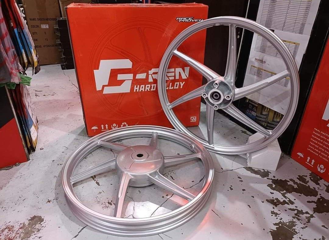Aerox 17inch rims, Motorcycles, Motorcycle Accessories on Carousell