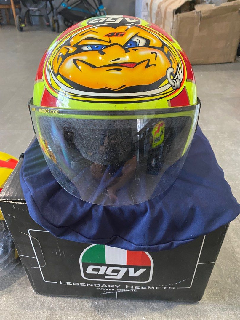 Agv bali sun moon helmet, Motorcycles, Motorcycle Accessories on Carousell