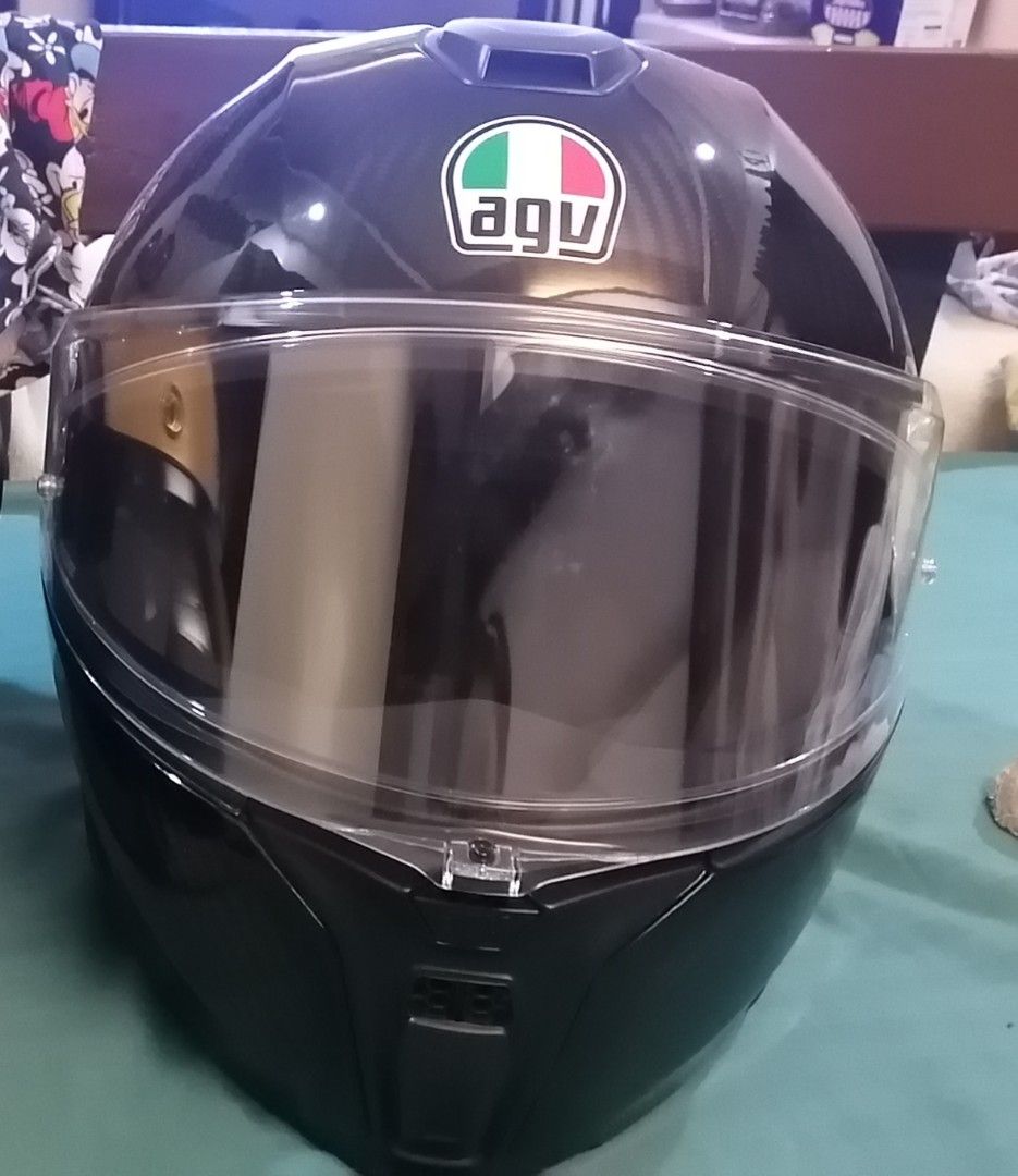 AGV Sportmodular Carbon Helmet and BELL bullitt, Motorbikes, Motorbike
