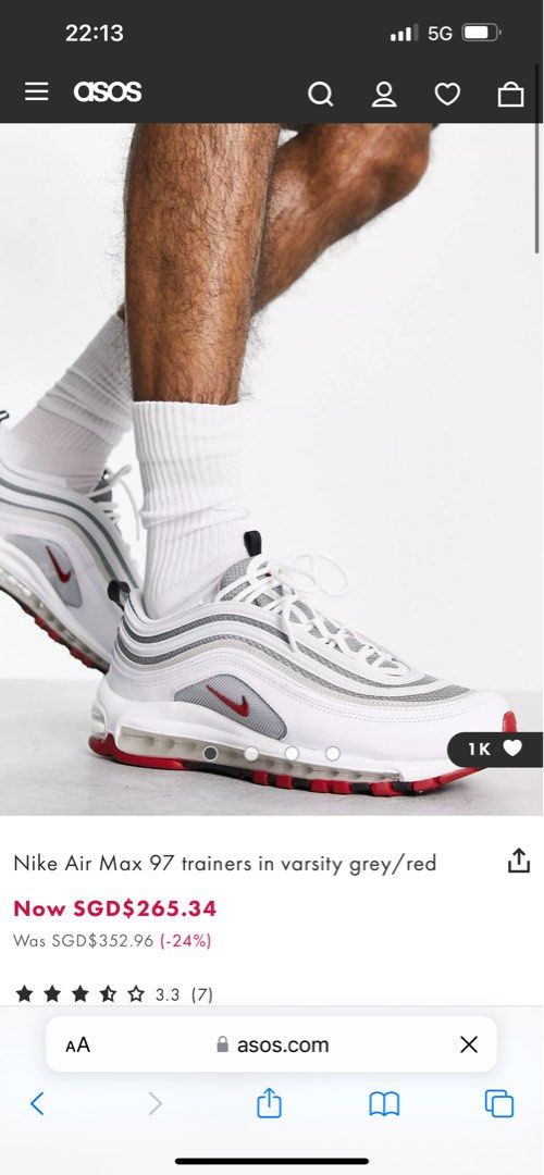 Nike 97 white sale online