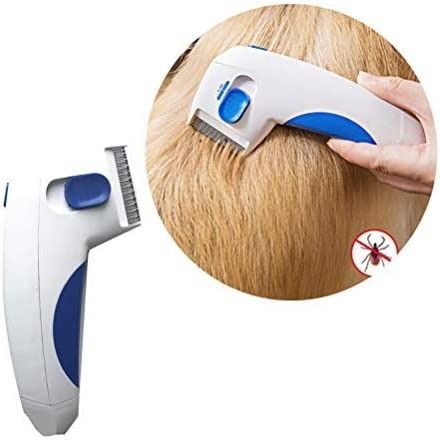 Akemaio Electric Dog Flea Comb Pet Flea Zapper Comb Fleas Mites
