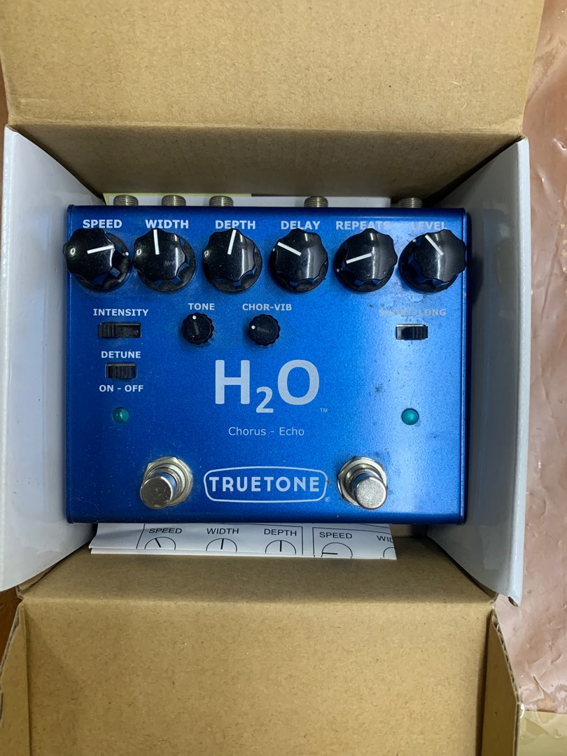 ALMOST NEW Truetone H2O Liquid ChorusEcho, Hobbies & Toys, Music