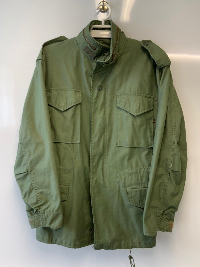 Alpha Industries M65 Jacket size M, 男裝, 外套及戶外衣服- Carousell