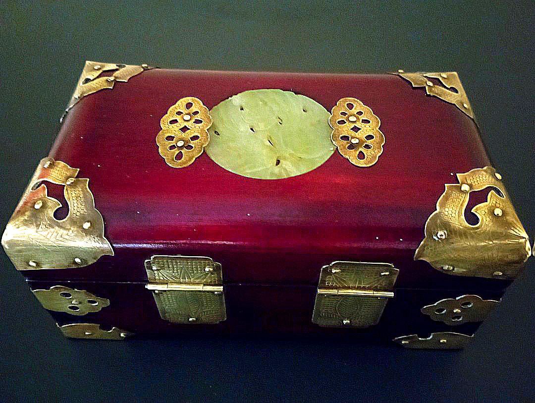 ANTIQUE JEWELLERY BOX, Furniture & Home Living, Home Decor, Vases