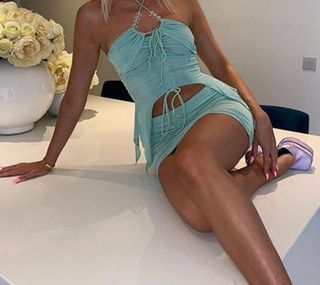 Aqua two piece set