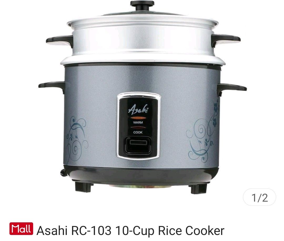 Asahi rice cooker 10 cups, TV & Home Appliances, Kitchen Appliances