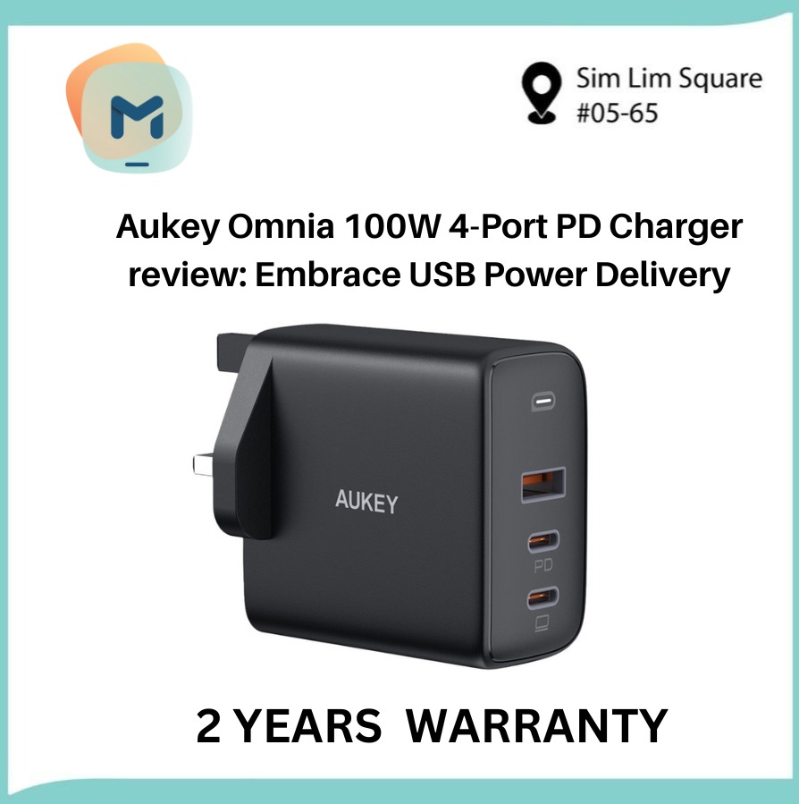 Aukey Omnia 100W 4Port PD Charger review Embrace USB Power Delivery