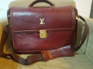 Auth lv louis vuitton inventeur  briefcase bag