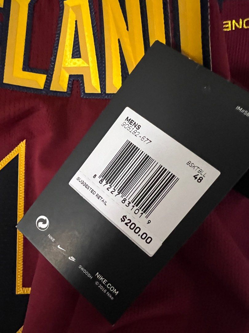 Nike Cleveland Cavaliers Maroon Authentic Custom Jersey - Icon Edition