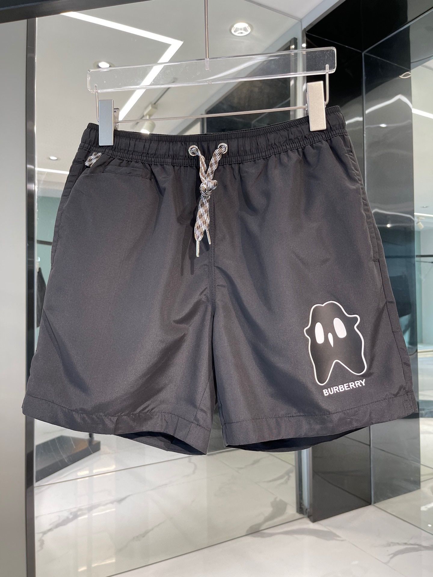 Burberry shorts silver outlet