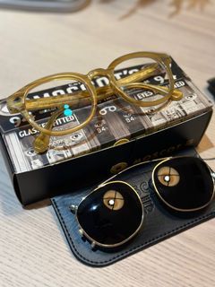 Authentic Moscot Lemtosh Clip Ons Size 52 (clips only)