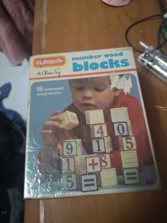 Baby blocks unopened