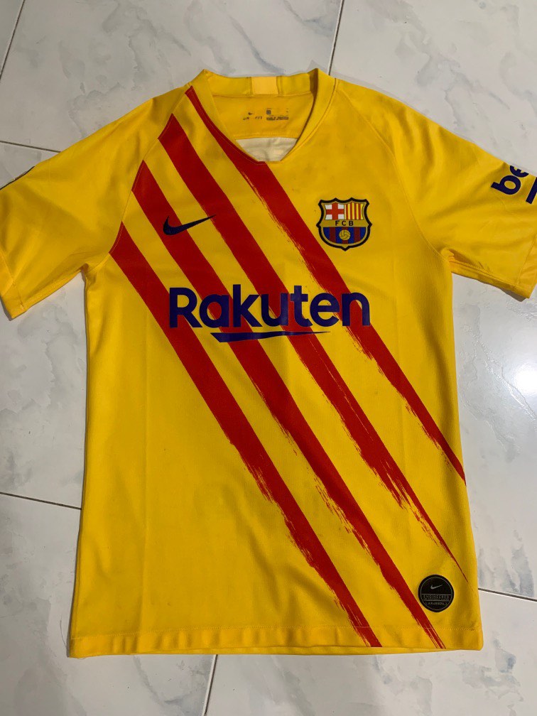Barcelona Messi Away Jersey, Men's Fashion, Activewear on Carousell