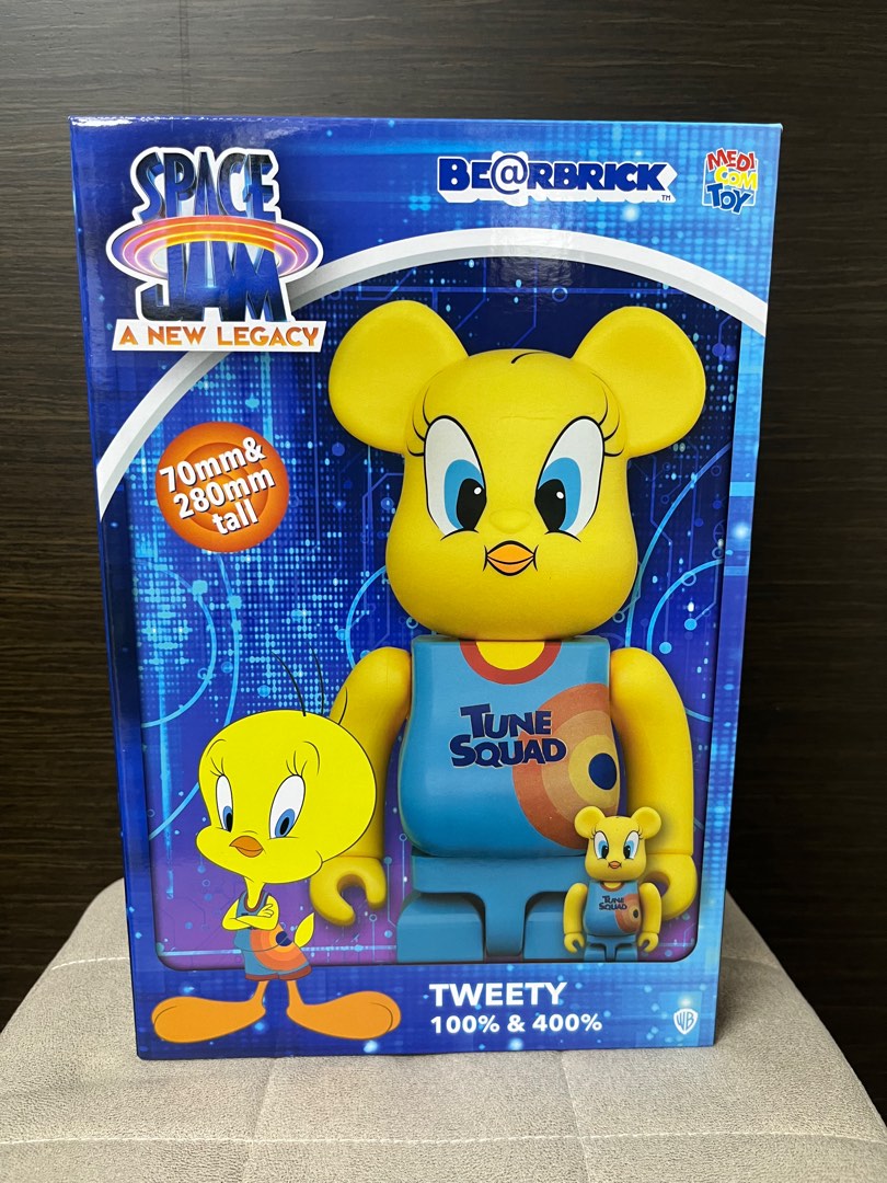 BE@RBRICK TWEETY 100% u0026 400% 各2個-