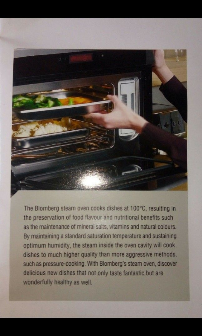 Blomberg Steam Oven (Builtin), TV & Home Appliances, Kitchen