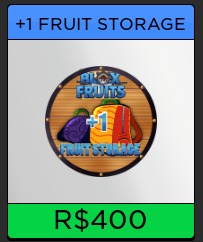 1 Fruit Storage, Trade Roblox Blox Fruits Items