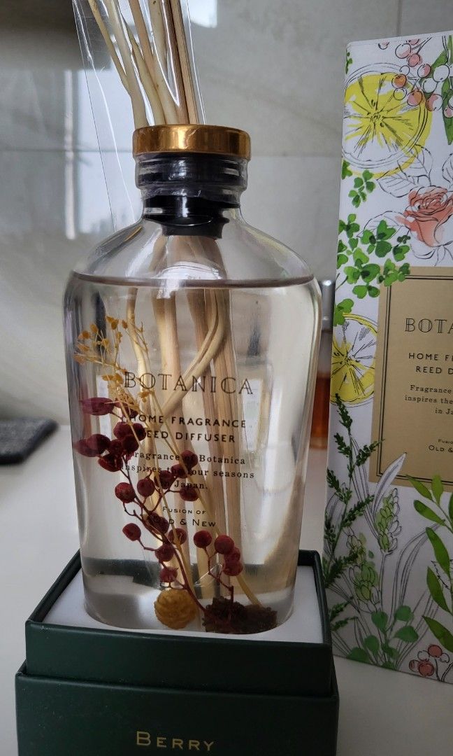 BOTANICA Home Fragrance Reed Diffuser, Furniture & Home Living, Home