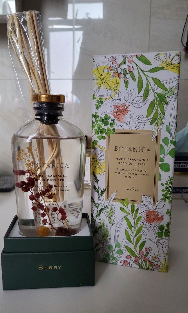 BOTANICA Home Fragrance Reed Diffuser, Furniture & Home Living, Home