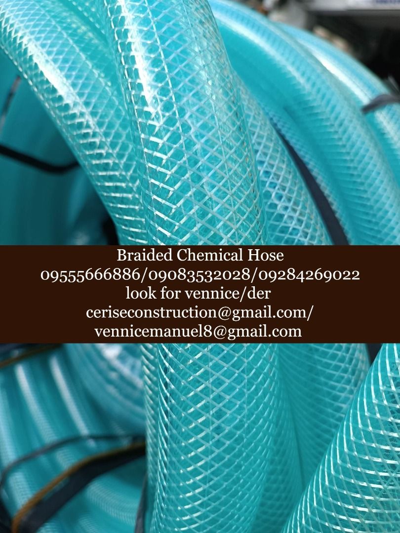 Braided chemical hose, Commercial & Industrial, Construction & Building