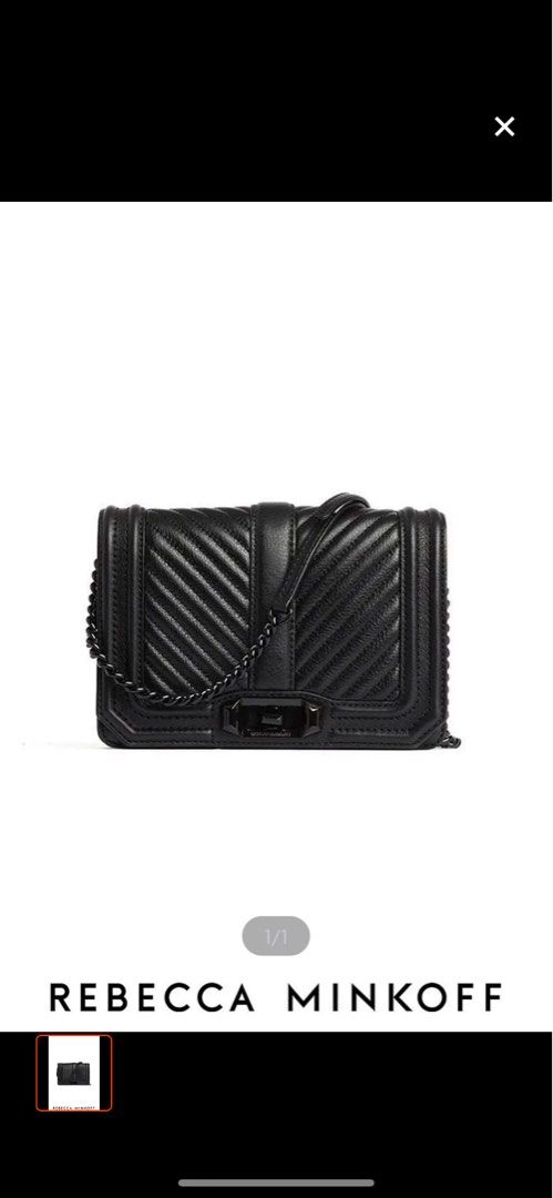 Rebecca minkoff chevron deals quilted small love crossbody