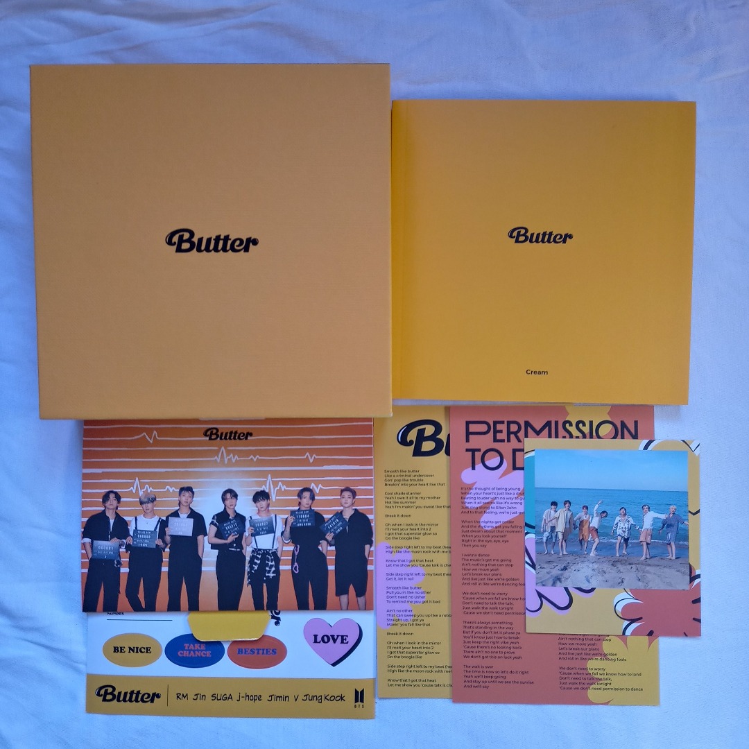 bts butter album cream version, Hobbies & Toys, Memorabilia
