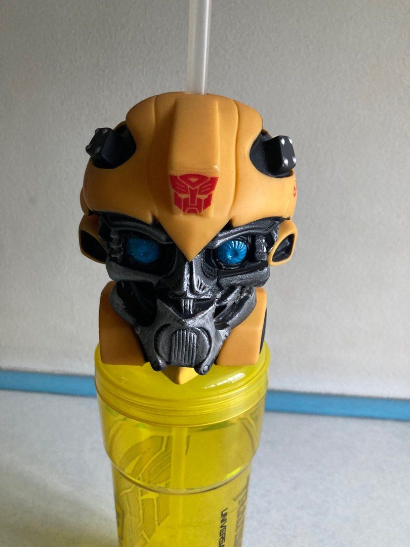 Transformer bubblebee water bottle, Furniture & Home Living, Kitchenware &  Tableware, Water Bottles & Tumblers on Carousell