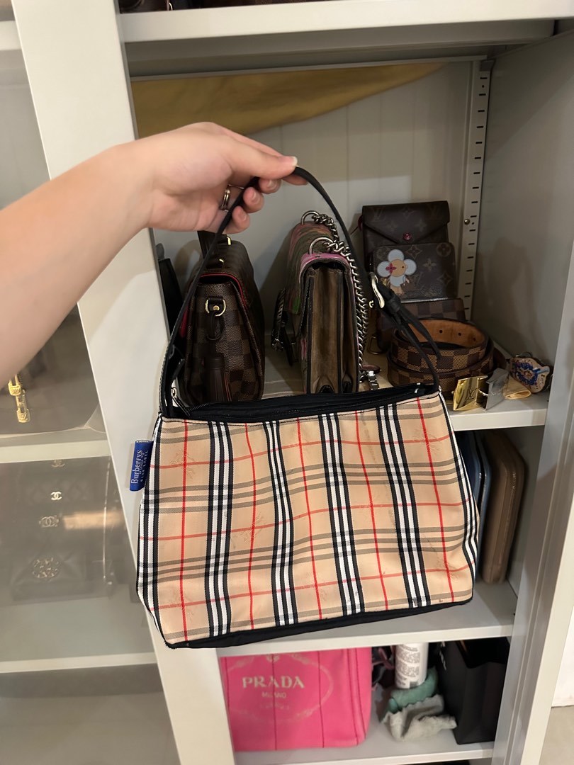 Burberry Hobo Shoulder Bag, Luxury, Bags & Wallets on Carousell