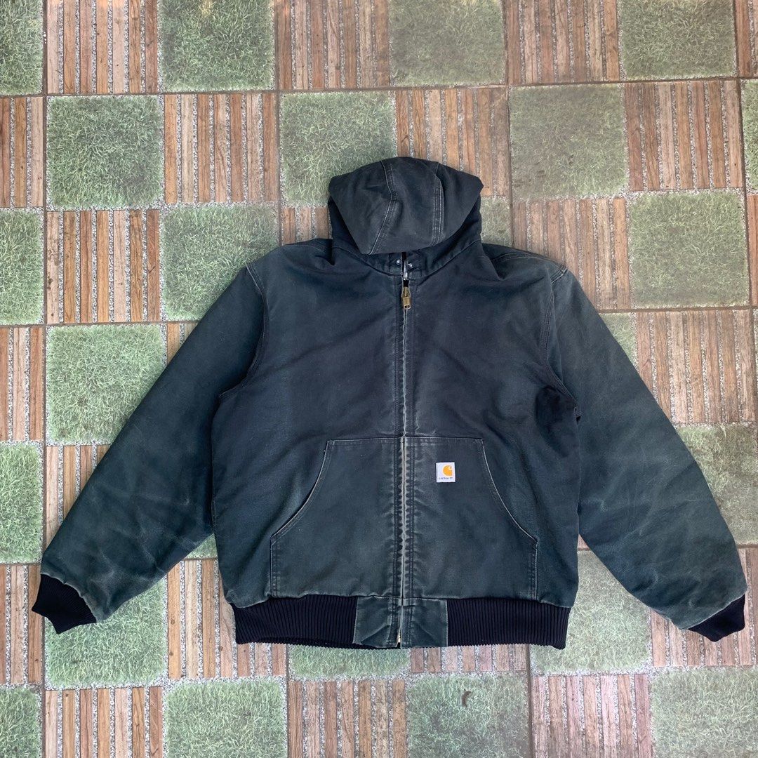 CARHARTT DETROIT HOODIE JACKET, Men's Fashion, Coats, Jackets and Outerwear  on Carousell