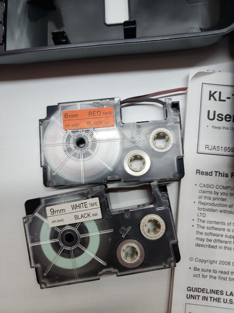 Casio Label it Label Maker with tapes, Hobbies & Toys, Stationery