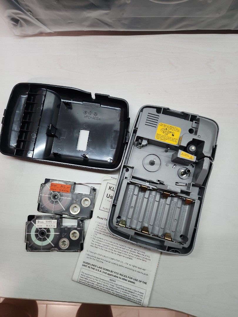 Casio Label it Label Maker with tapes, Hobbies & Toys, Stationery