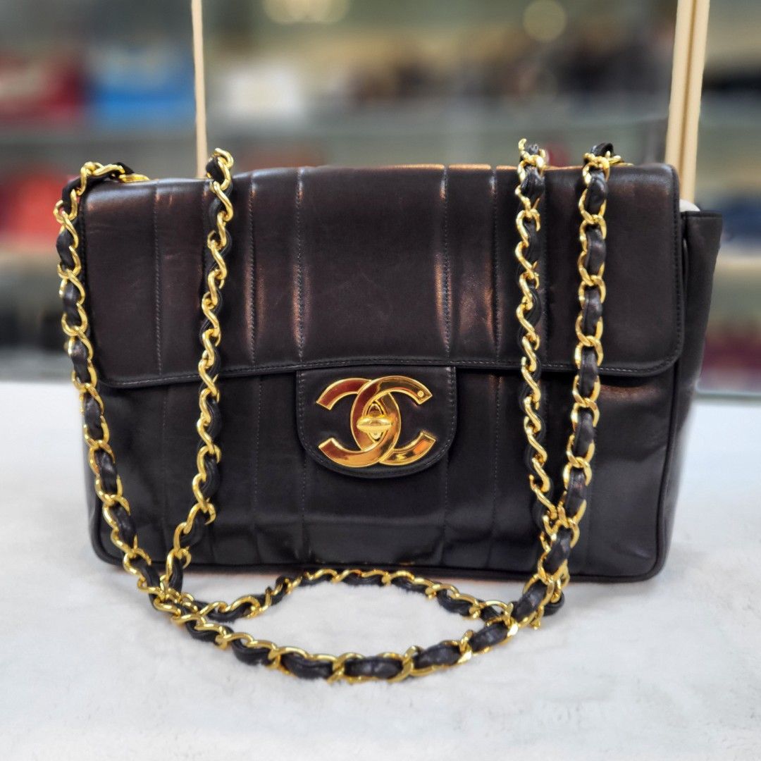 Chanel Vintage Majestic Jumbo Flap, Luxury, Bags & Wallets on