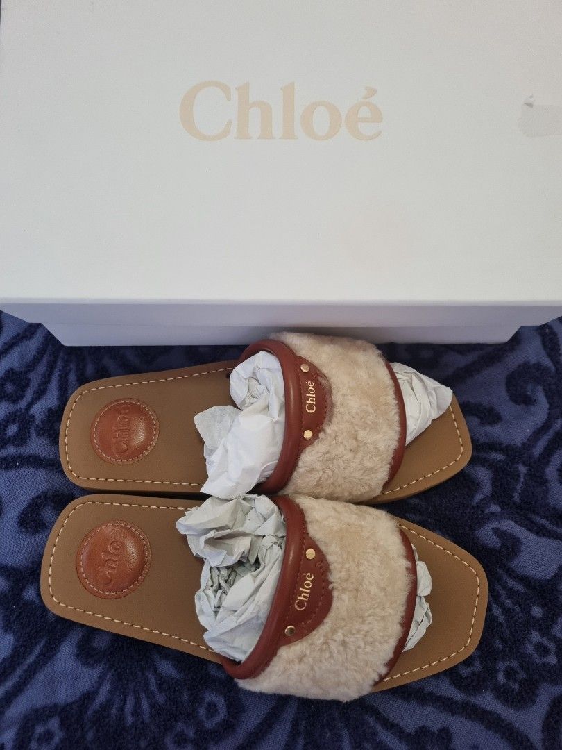 Chloe outlet woody mule