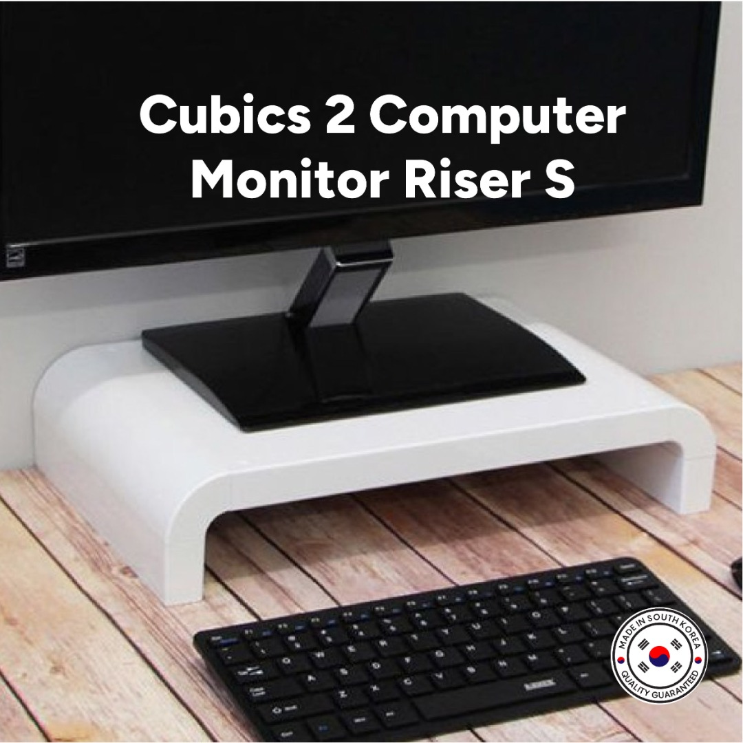 Cubics 2 Computer Monitor Riser (S), Furniture & Home Living, Furniture ...