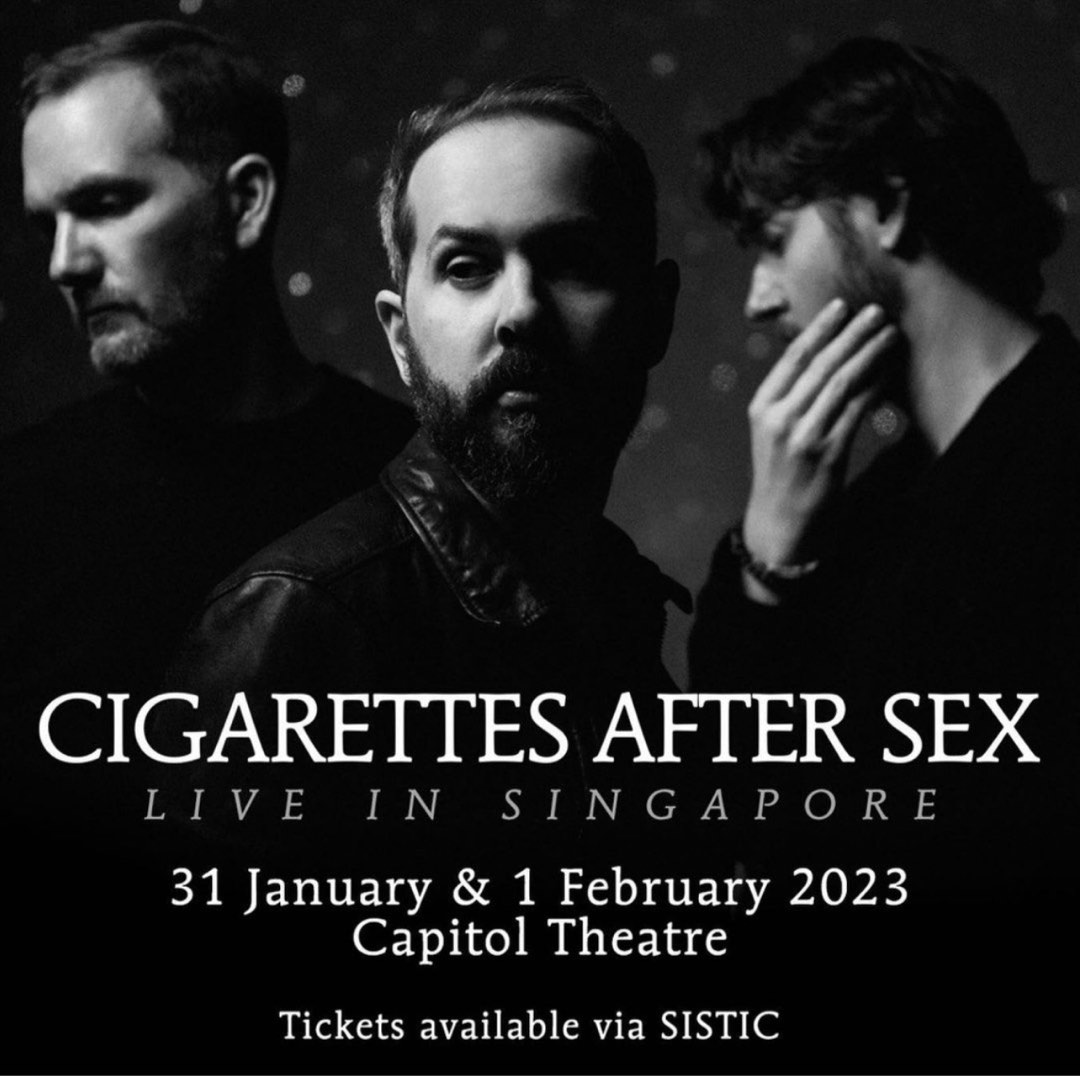 Cigarettes After Sex Concert Tickets Tickets And Vouchers Event Tickets On Carousell 