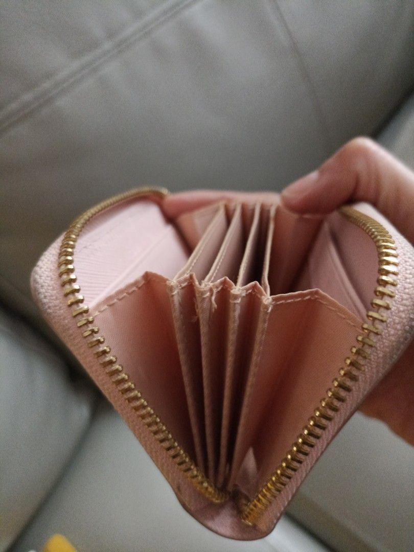 Clue Saffiano Leather Short Wallet and Cardholder Women #39 s Fashion