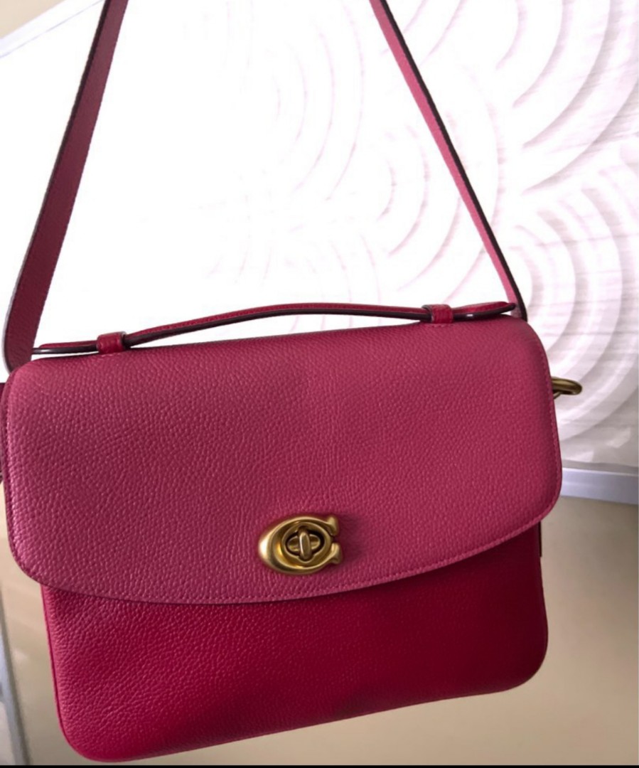 Coach Cassie Pink Colourblock, Luxury, Bags & Wallets on Carousell