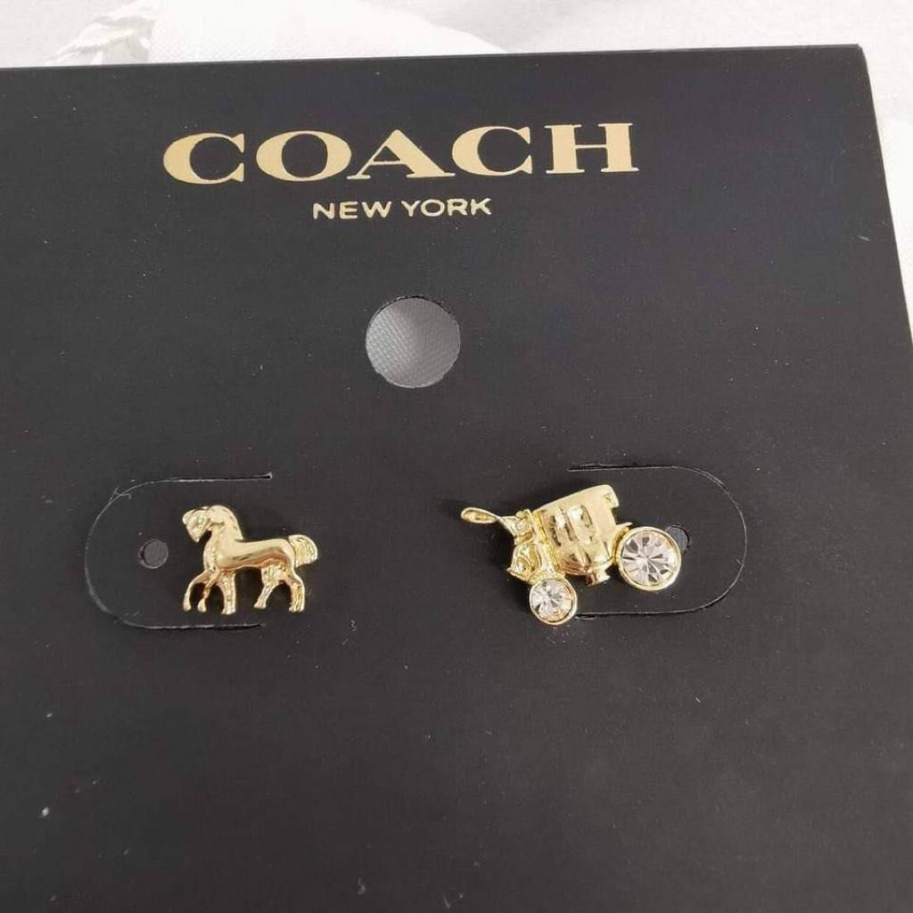 Coach horse and carriage earrings 2025