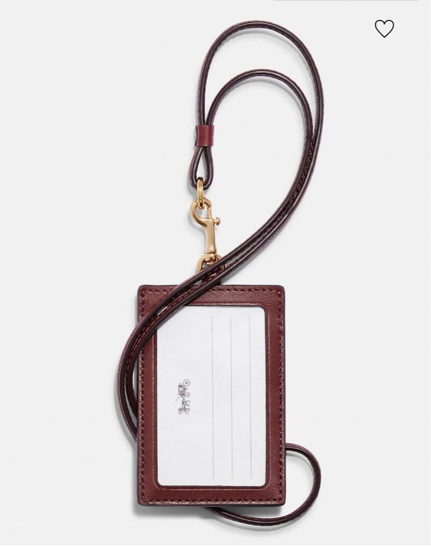 Coach Lanyard signature wildflower print, Women's Fashion, Bags